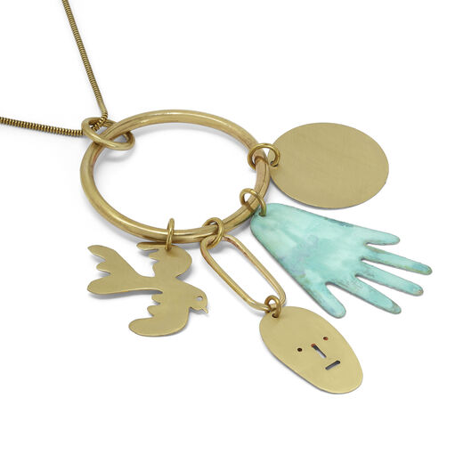 Surreal pendant necklace by Sibilia